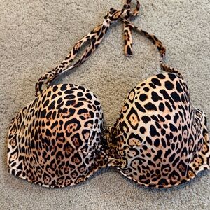 Victoria secret Leopard Print Halter Bra 36 DD